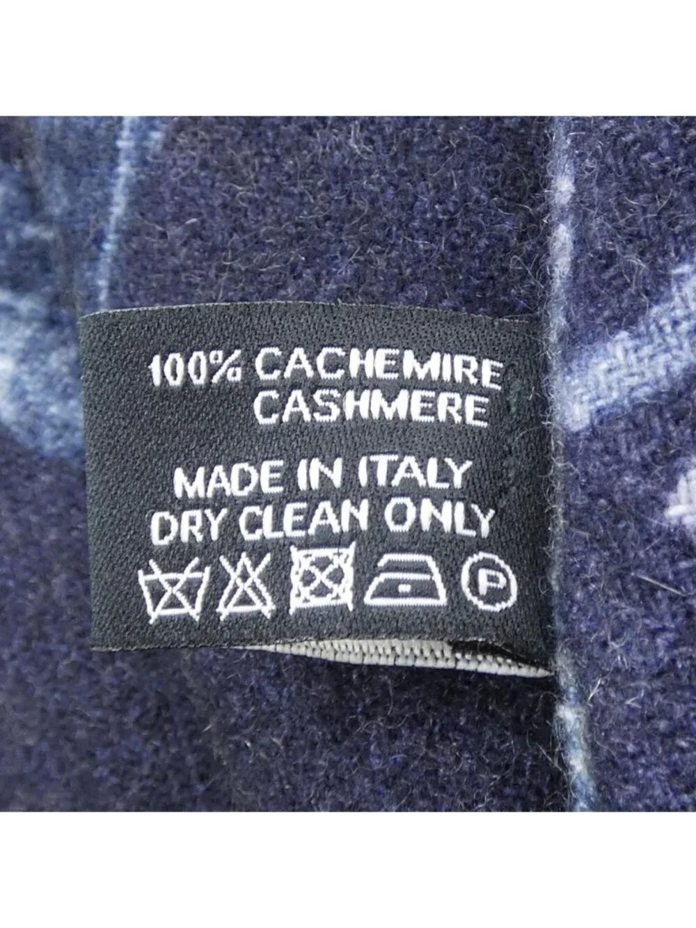 Chanel Stole Scarf Navy